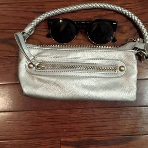 Really cute small silver purse, nwot